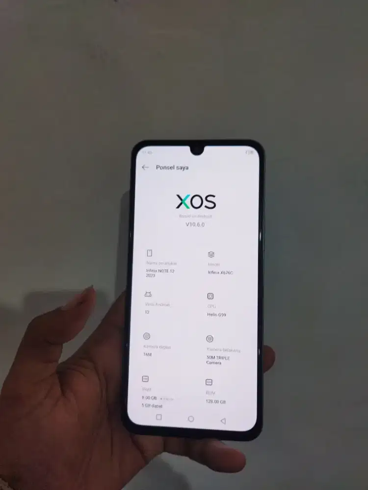 Infinix note 12 8/128