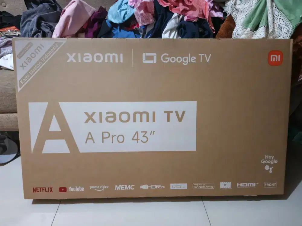 Xiaomi Google TV A Pro 43 Inch Kondisi Baru Masih Segel