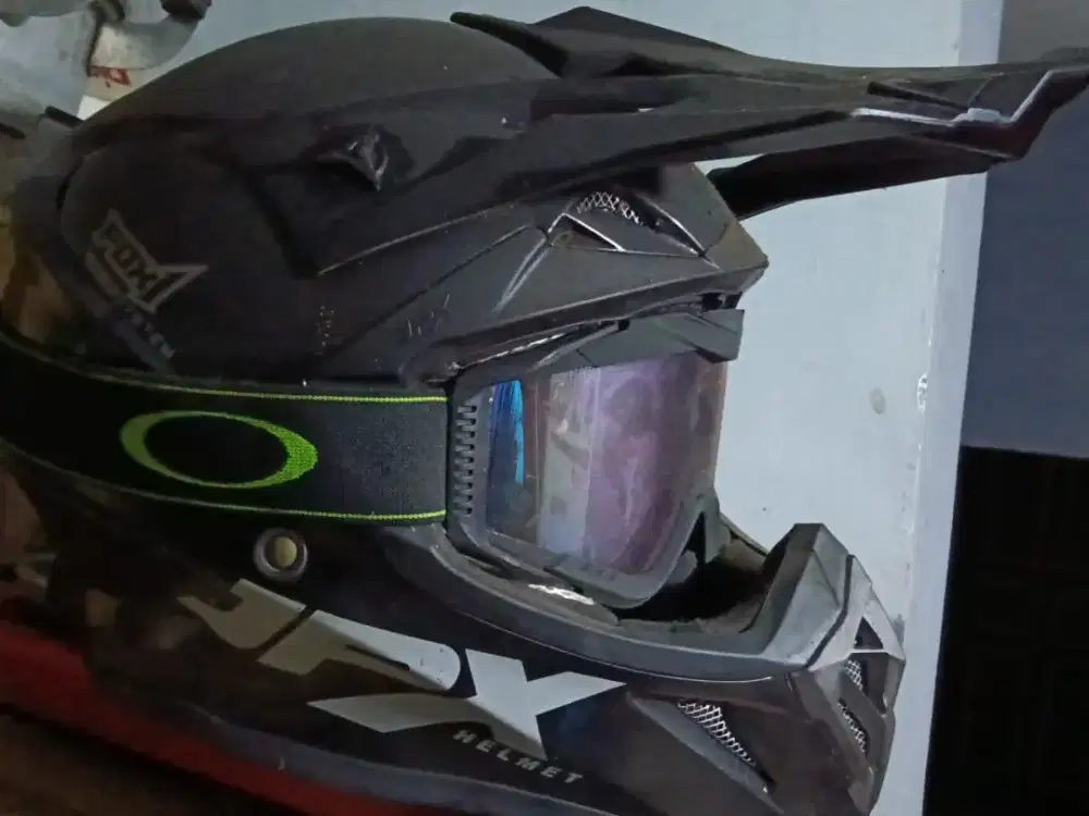 Helm jpx hitam glosy