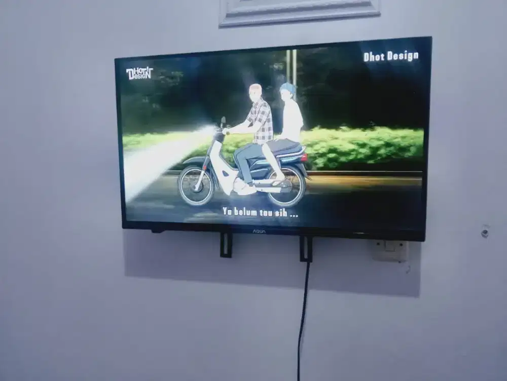 tv merek AQua 32 inc smart android tv
