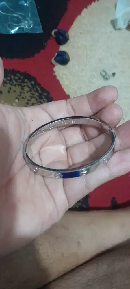 Koleksi gelang cartier dn cincin perak