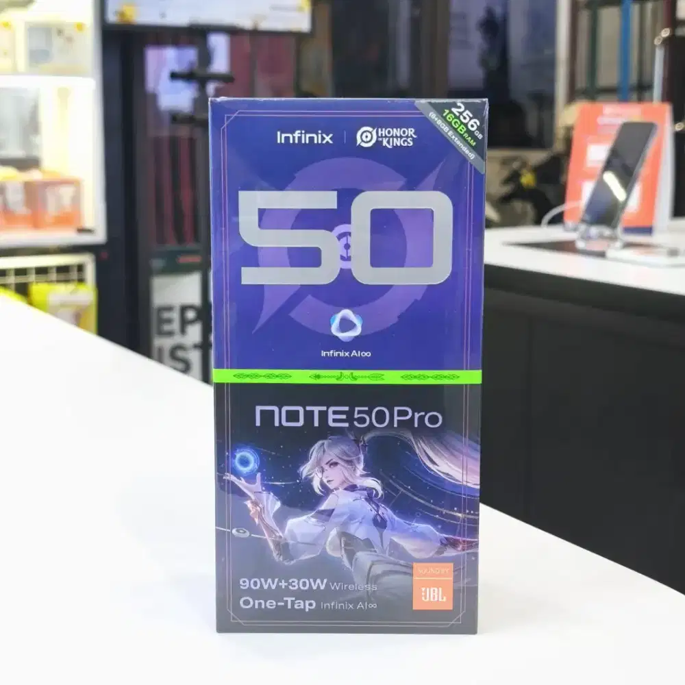 INFINIX NOTE 50 PRO HP GAMING TERLARIS STOCK TERBATAS