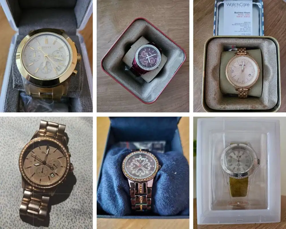 Preloved Jam Tangan Branded Milik Pribadi Kualitas Bagus