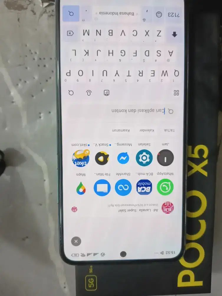 Xiaomi Poco X5 6/128 resmi msh bgus no minus TT masuk