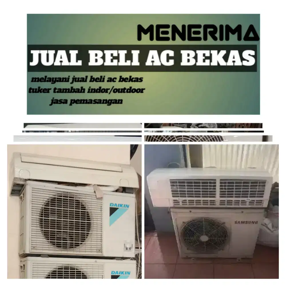 Terima ac bekas rusak