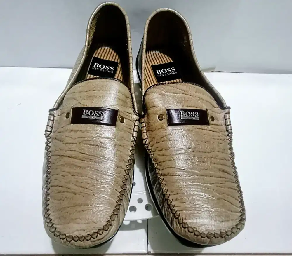 HG Boss - Sepatu Pria Kekinian Keren Kulit Trend Original