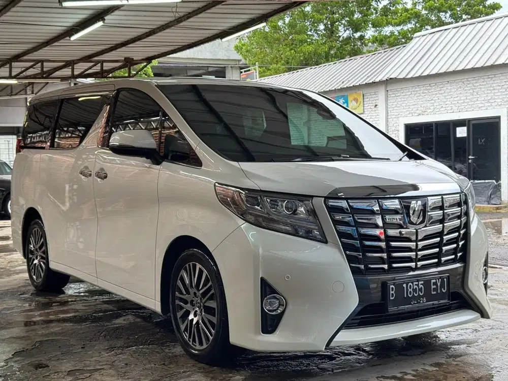 Toyota Alphard G ATPM 2016 putih LOW KM GOOD CONDITION