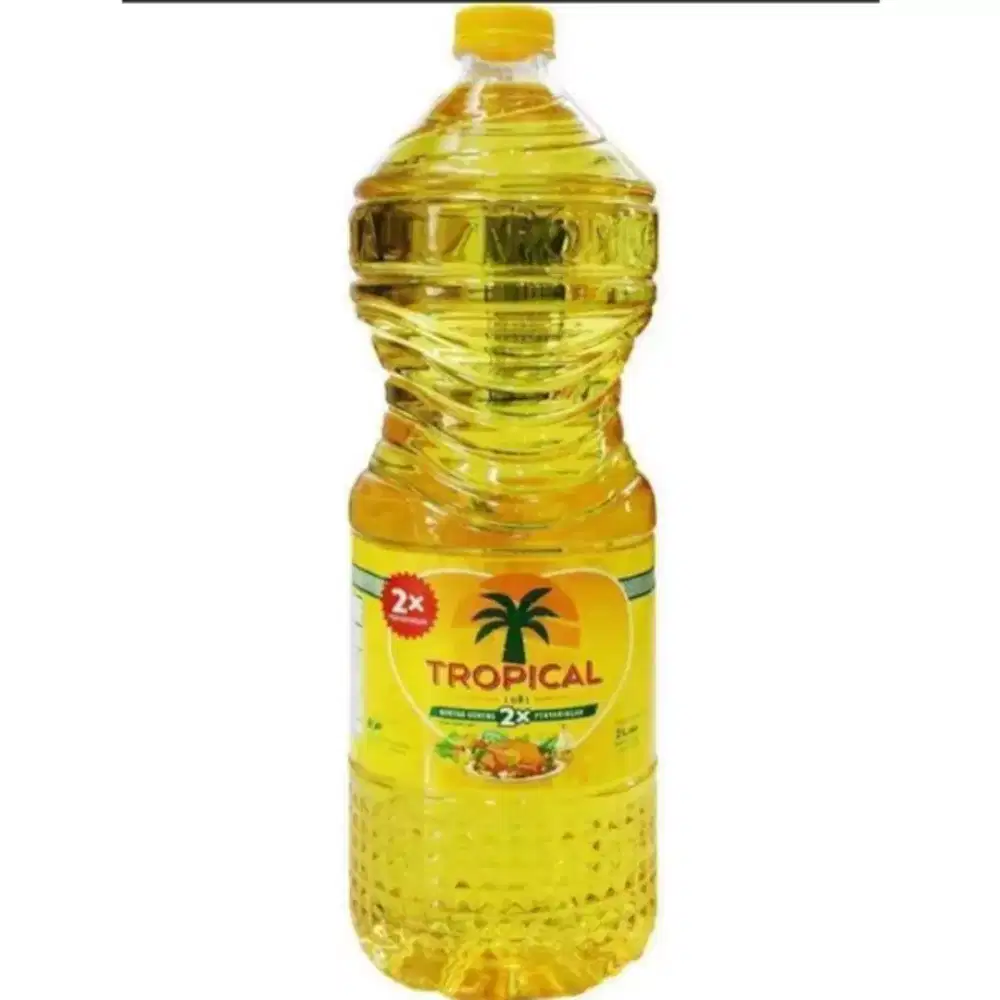 Minyak goreng tropical 2 liter 37rb