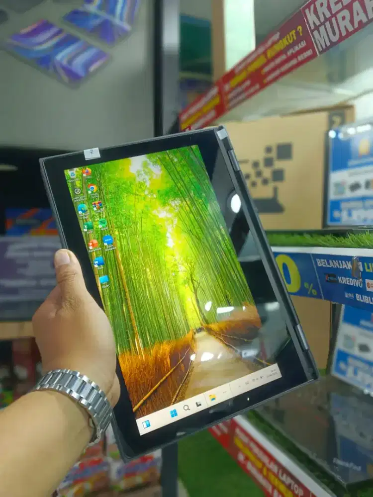 OBRAL LAPTOP LAYAR SENTUH LENOVO YOGA RAM4GB SSD128 N4020 | COD GRATIS