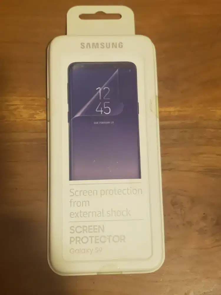 Samsung galaxy S9 screen protector original samsung masih segel