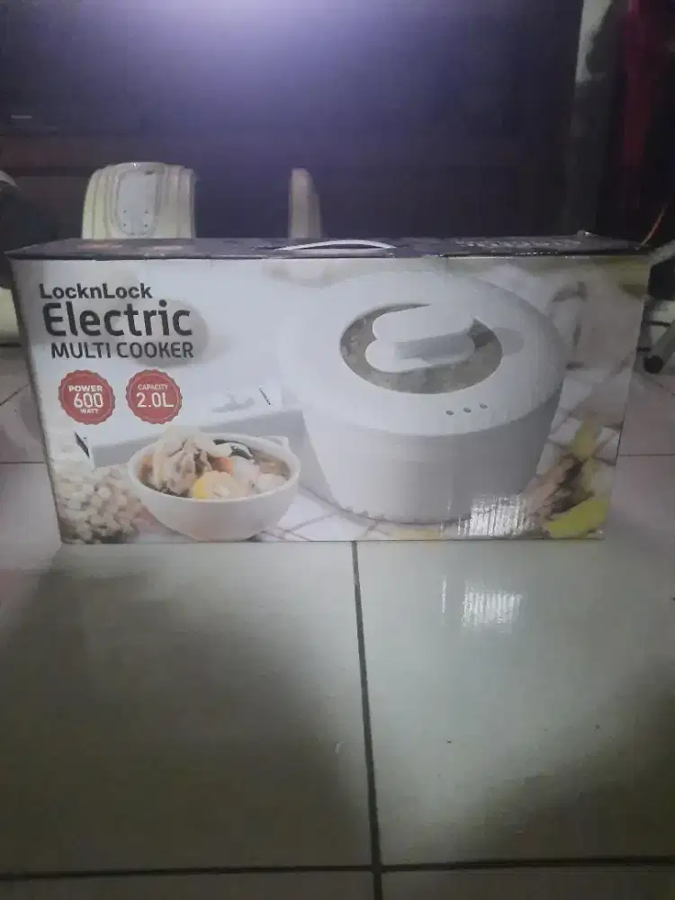 Panci listrik slow cooker lock and lock baru ex hadiah