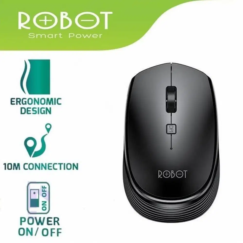 ROBOT MOUSE WIRELESS M205 2.4Ghz 1600 DPI