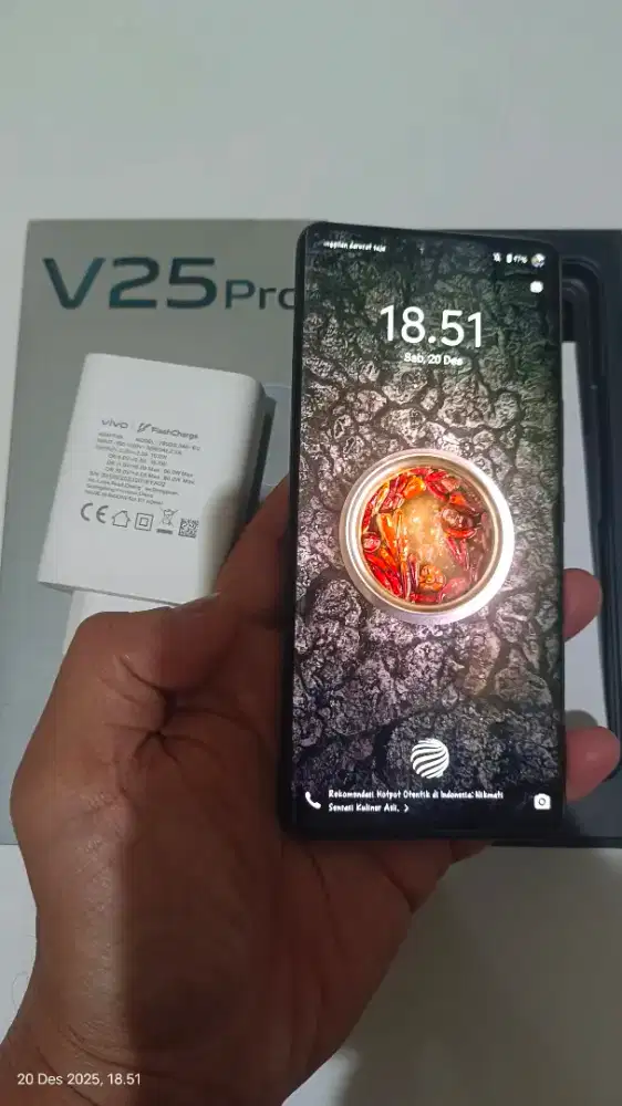 Dijual vivo v25 pro 12+8/256gb Fullset nominus