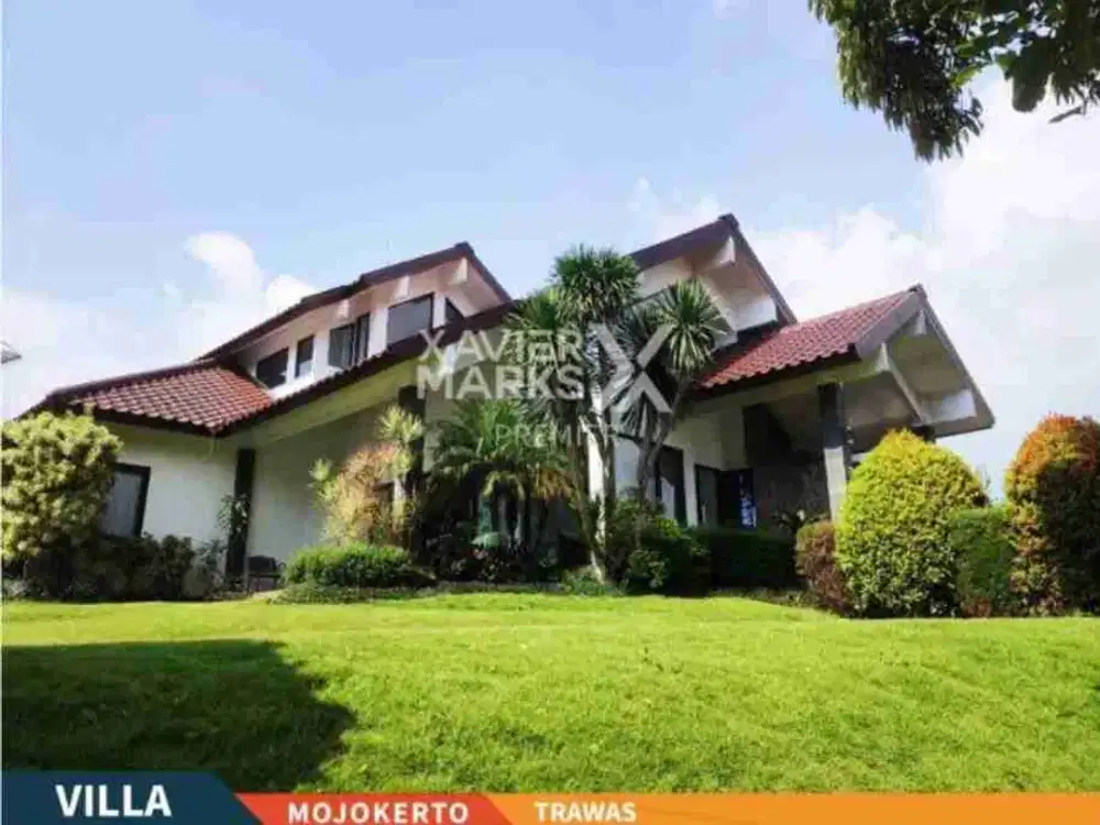 DIJUAL VILLA LUAS VIEW ISTIMEWA + KOLAM RENANG DI TRAWAS, PRIGEN