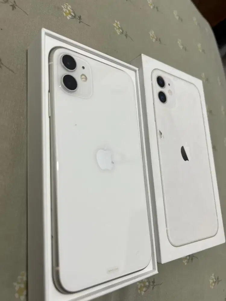 Iphone 11 64gb putih mulus