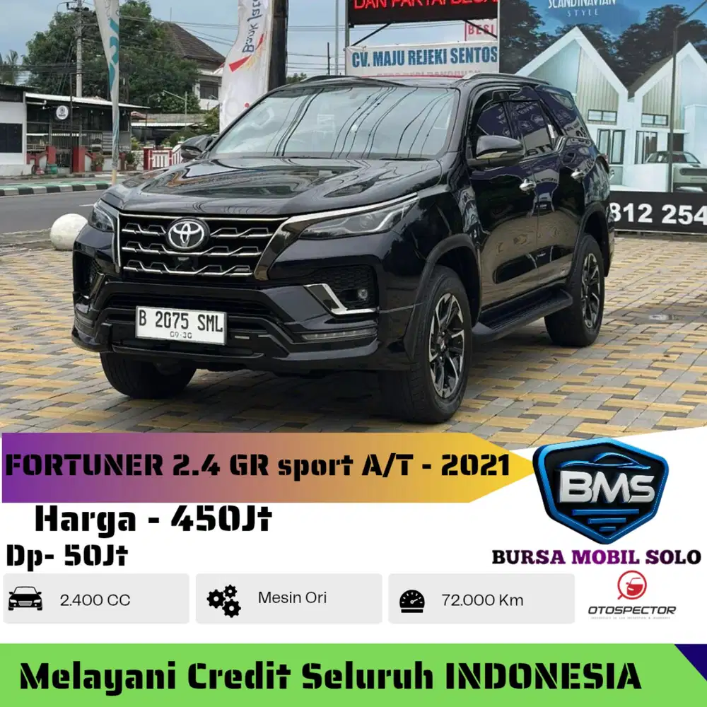 (DP 50jt )FORTUNER 2.4 GR 2021 AT