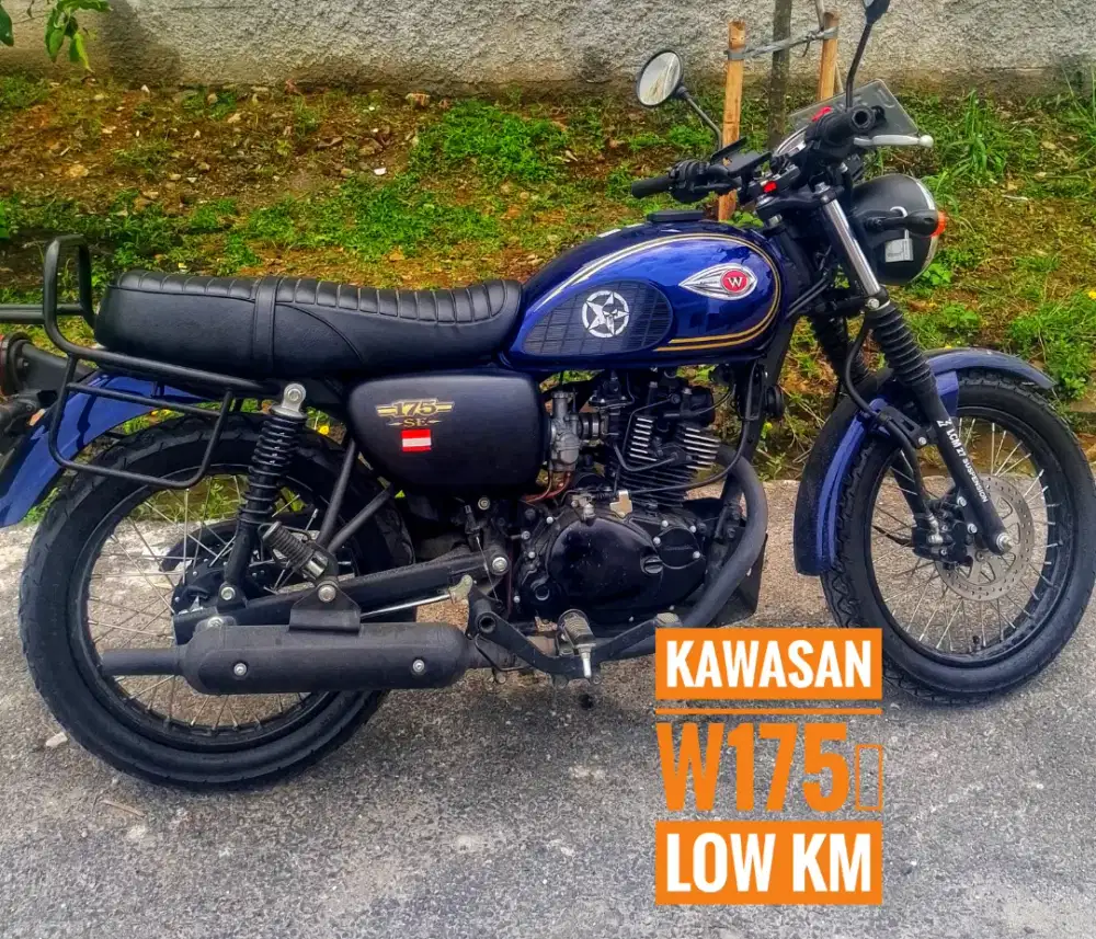 Motor Kawasaki w17 jarang pakai km rendah