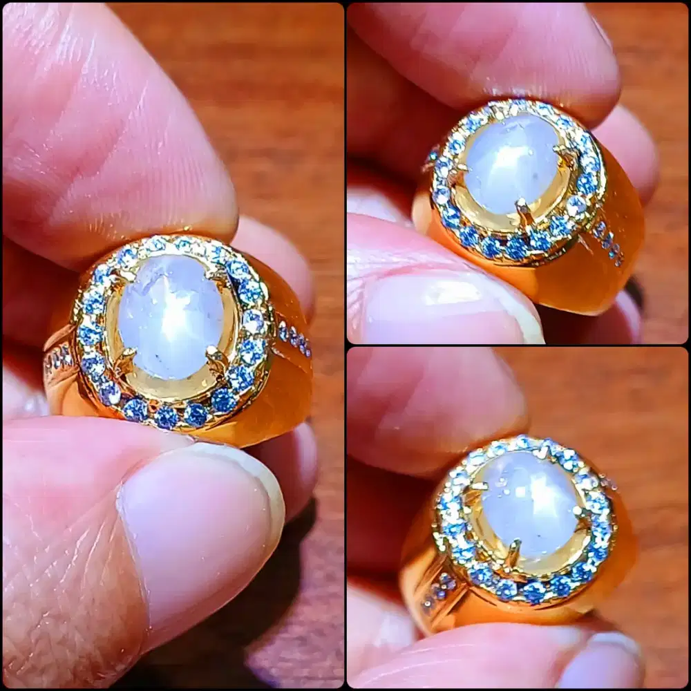 Blue Sapphire Star Ceylon