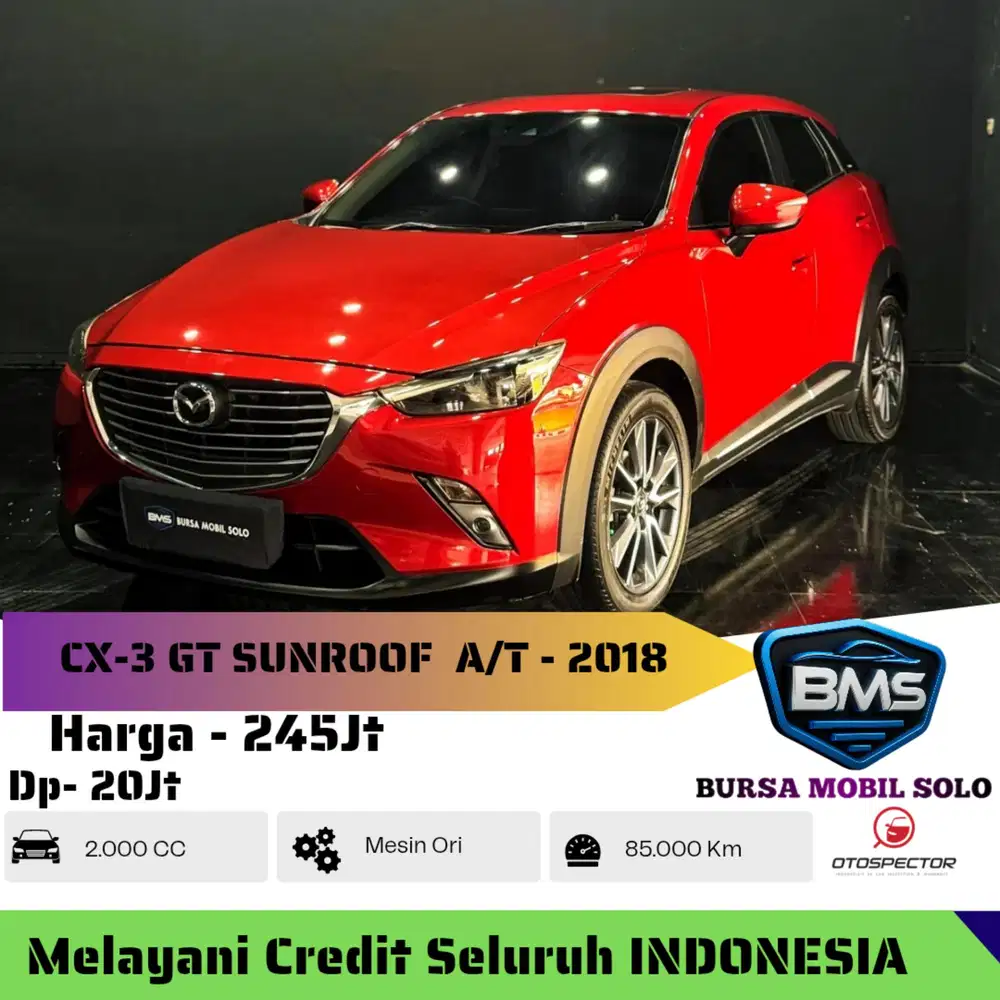 ( DP 20jt ) Mazda Cx-3 GT AT 2018