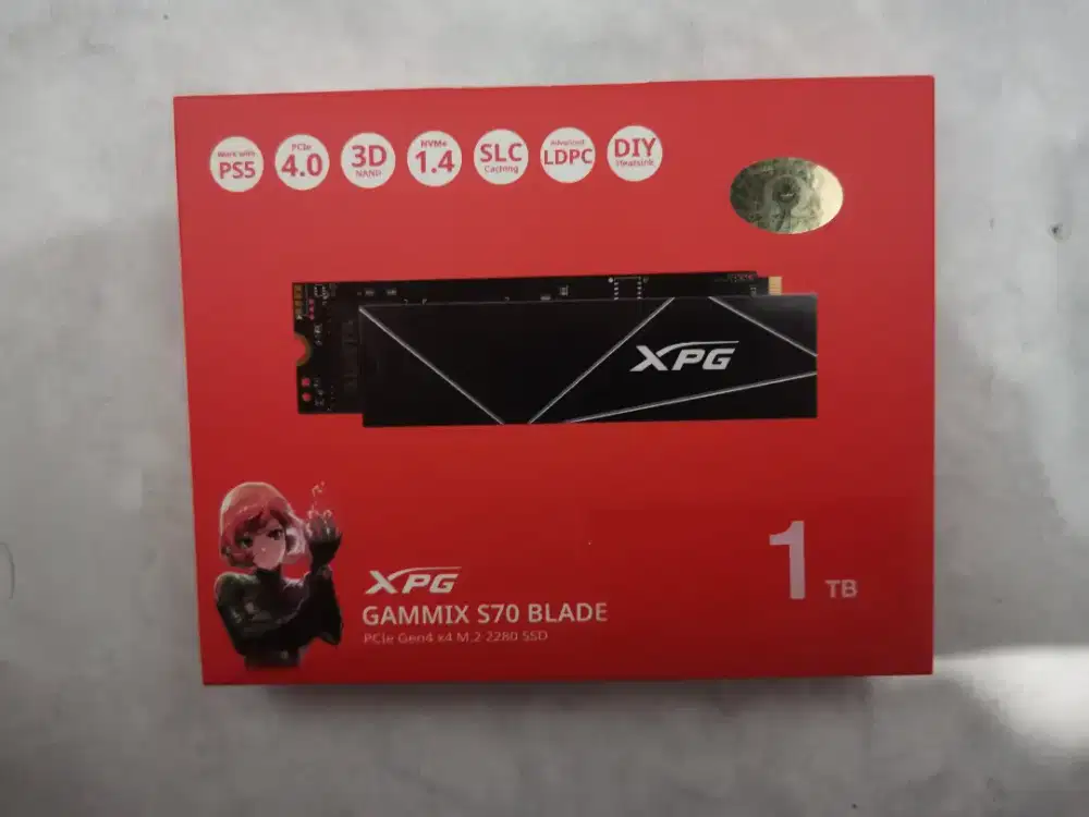BARU SSD 1TB ADATA XPG Gammix S70 Blade M.2 Pcie Gen4 Nvme