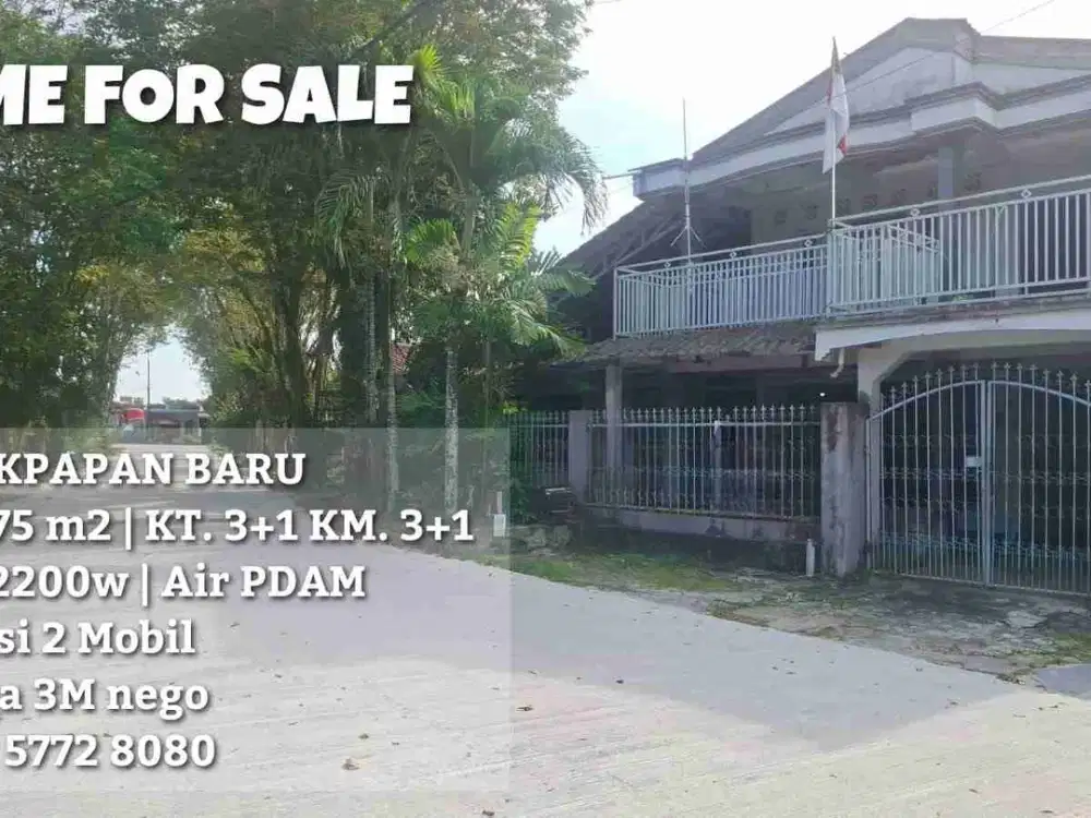 Dijual Rumah Balikpapan Baru