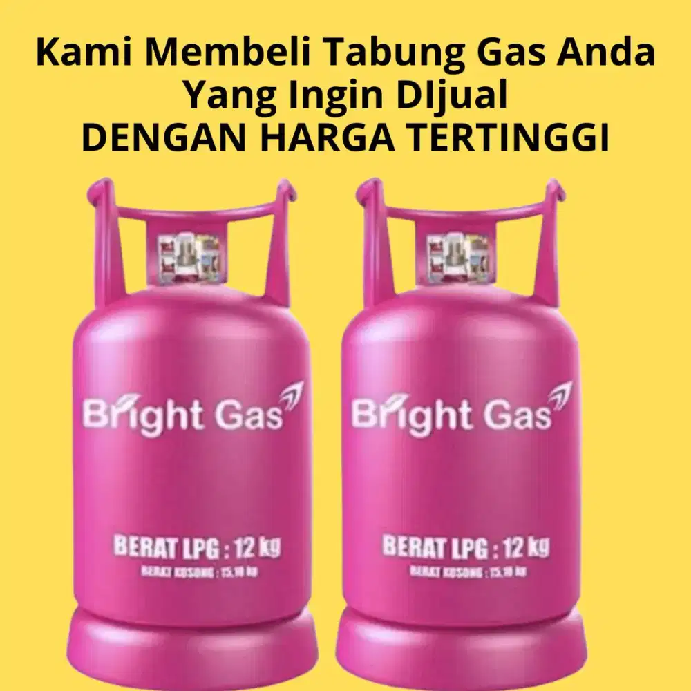 Terima tabung gas kosong 12 KG dan 5.5 Kg Harga Tinggi