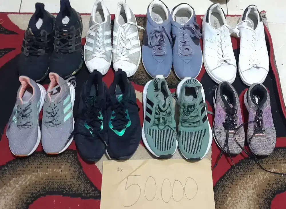 Sepatu thrifting borongan 40 pasang