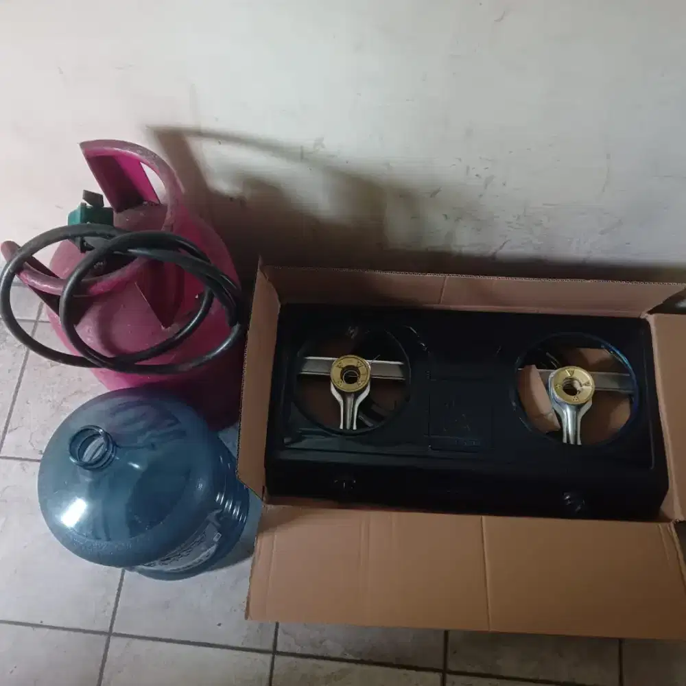 kompor tecstar dua tunggu borongan gas unggu sama galon