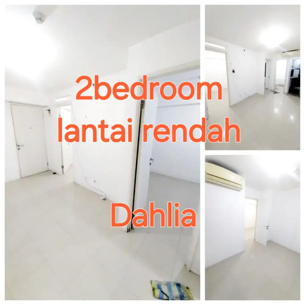 Di sewakan 2bedroom kosongan 2AC lantai rendah apartemen Bassura City
