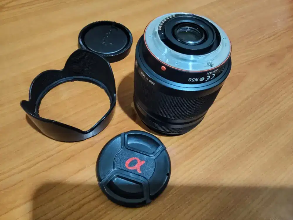 Lensa SONY 18–250mm | All in One | Normal & Mulus