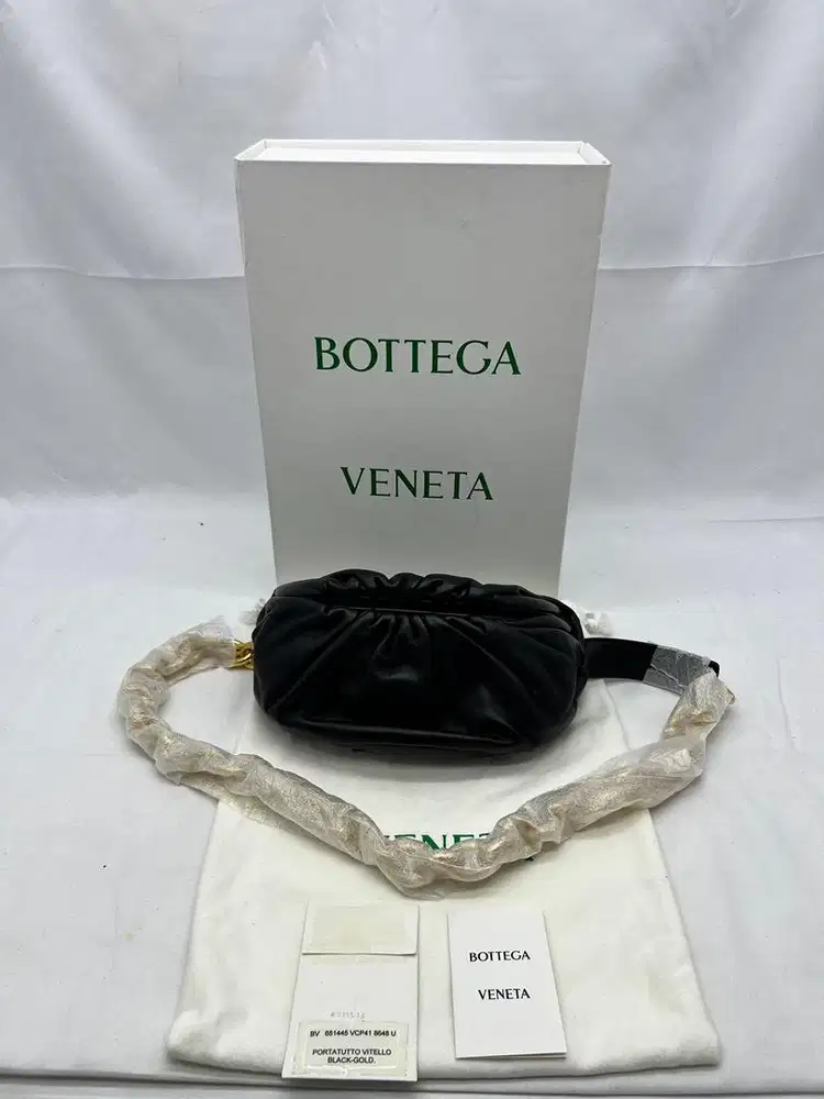 BOTTEGA VENETA PORTATUTTO VITELLO BLACK GHW