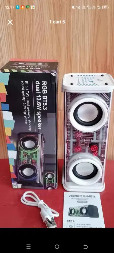 Speaker bluetooth Rgb