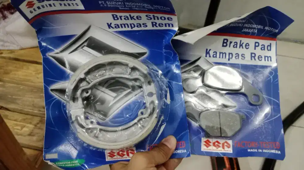 Kampas Rem depan belakang Suzuki Matic ori