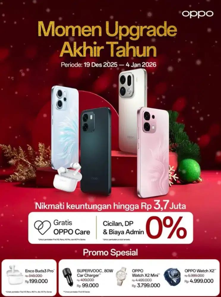 OPPO Tanpa Dp 0% KTP only cuma 5 menit