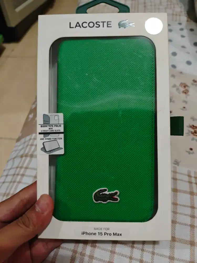 Case iphone 15 promax lacoste