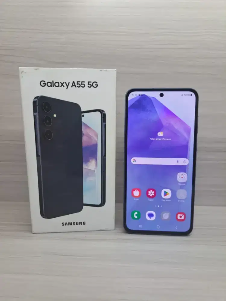 Second samsung A55 Ram 8,256GB Kondisi Bagus Baramg langka