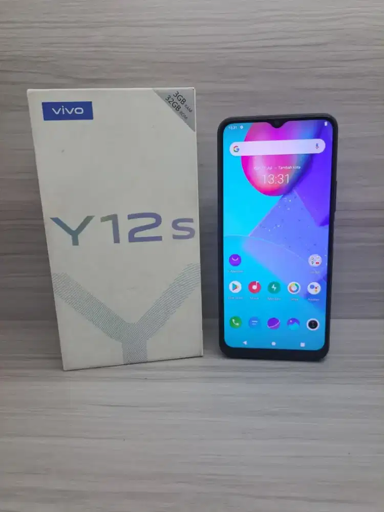 Second Vivo Y12s ram 3,32GB Murah buat Anak Games Cocok
