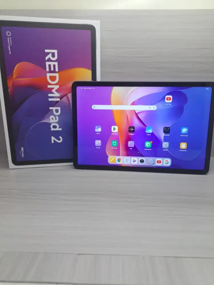 Second Redmi Pad 2 Ram 4,128GB Purple Mulus Garansi Masih panjang