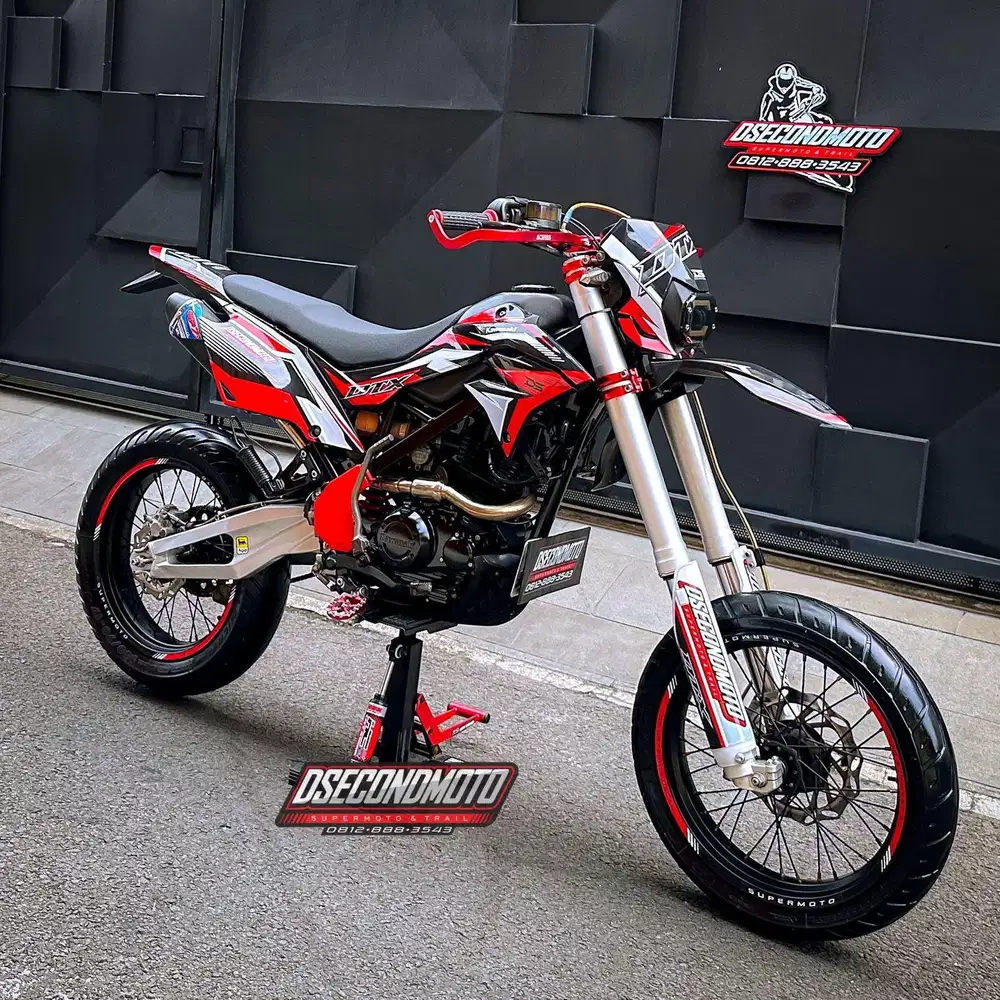 KLX 150 FULL MODIFIKASI‼️DTRACKER RALLY SUPERMOTO FULL UPGRADE