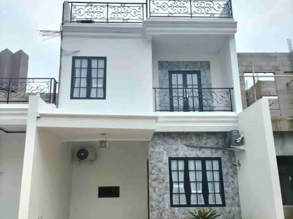 Rumah Baru 2 Lantai Siap Huni Tanpa Dp Fasilitas Lengkap Lokasi Bagus Dekat LRT Harjamukti Dan Pintu Tol Di Gas Alam Cimanggis