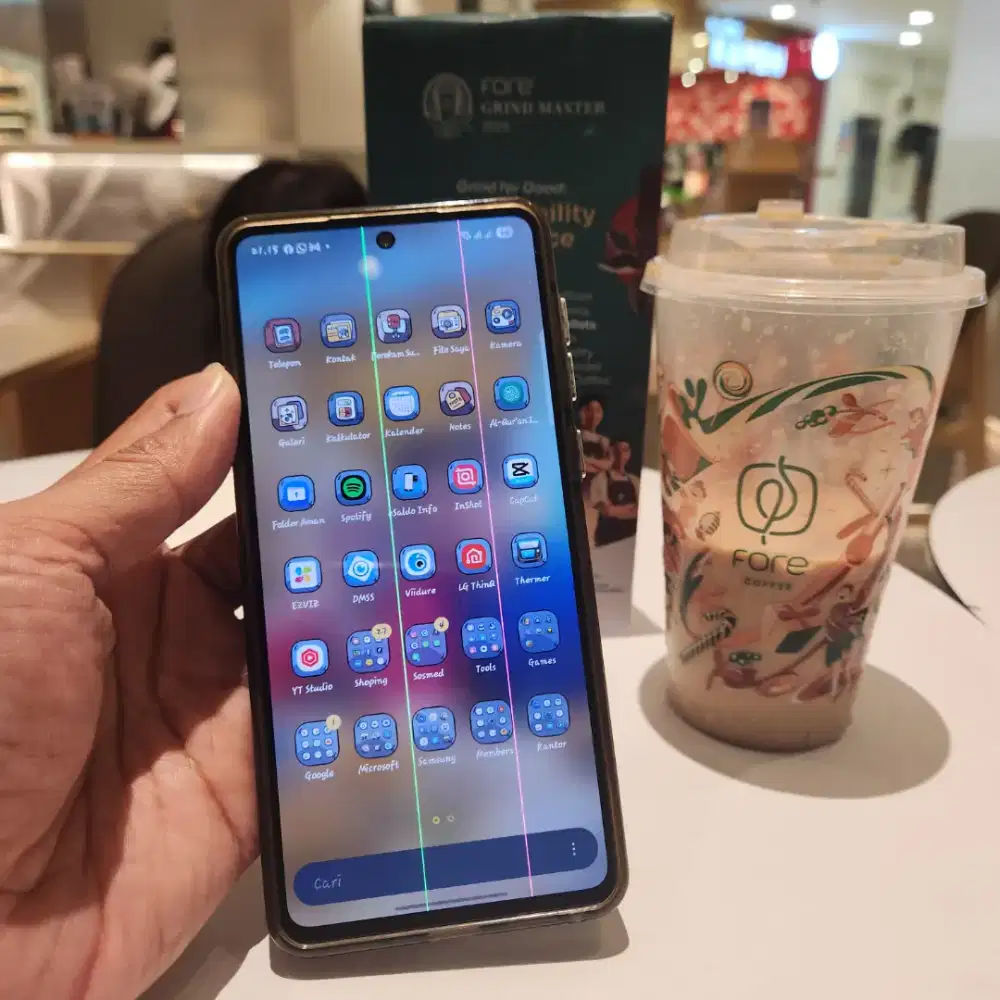 Samsung A73 Dualsim 5G Snapdragon ORI SEIN minus LCD Garis