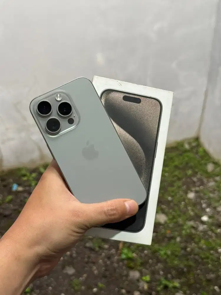 Iphone 15 Pro Natural Titanium 256GB iBox Fullset Nominus