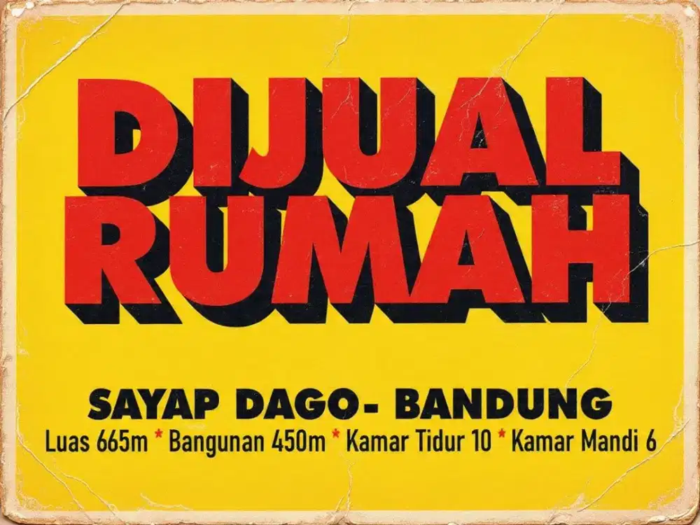 JUAL RUMAH PRIME LOKASI AREA BISNIS DI, SAYAP DAGO, SAYAP RIAU, DAGO, BANDUNG PUSAT,