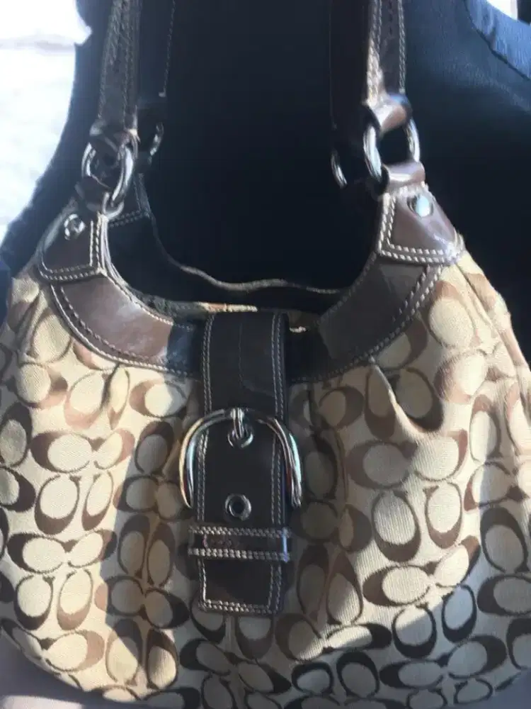 Original Coach Bag Suede muat dompet dll nt Fossil guess kate spade