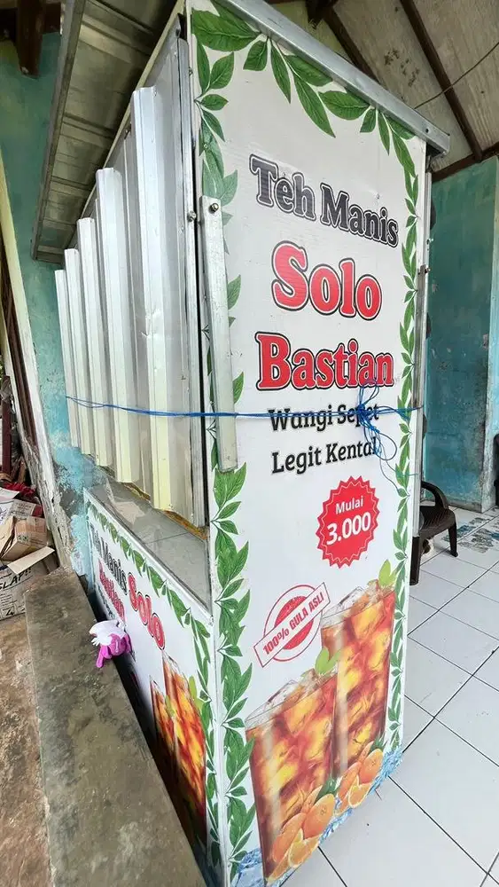 Dijual gerobak berikut isian alatnya