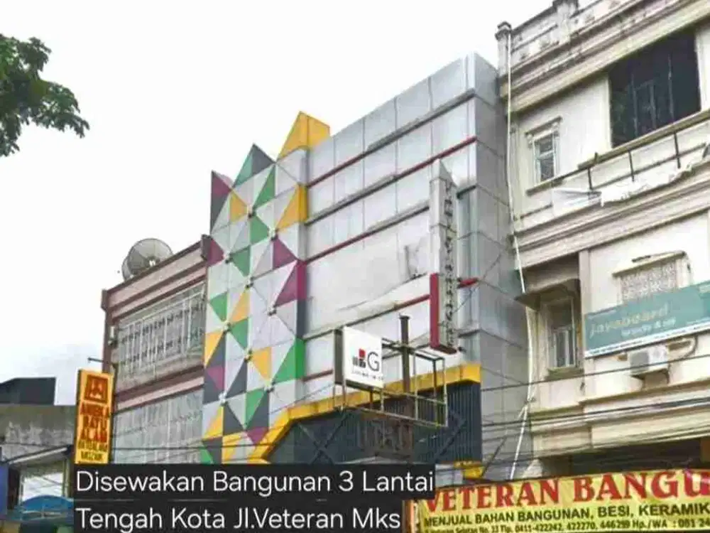 Di Sewakan Ruko 3 lt, Jl. Veteran Selatan