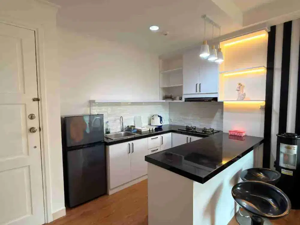 Disewakan apartemen cityhome MOI lantai rendah baru renov hadap timur