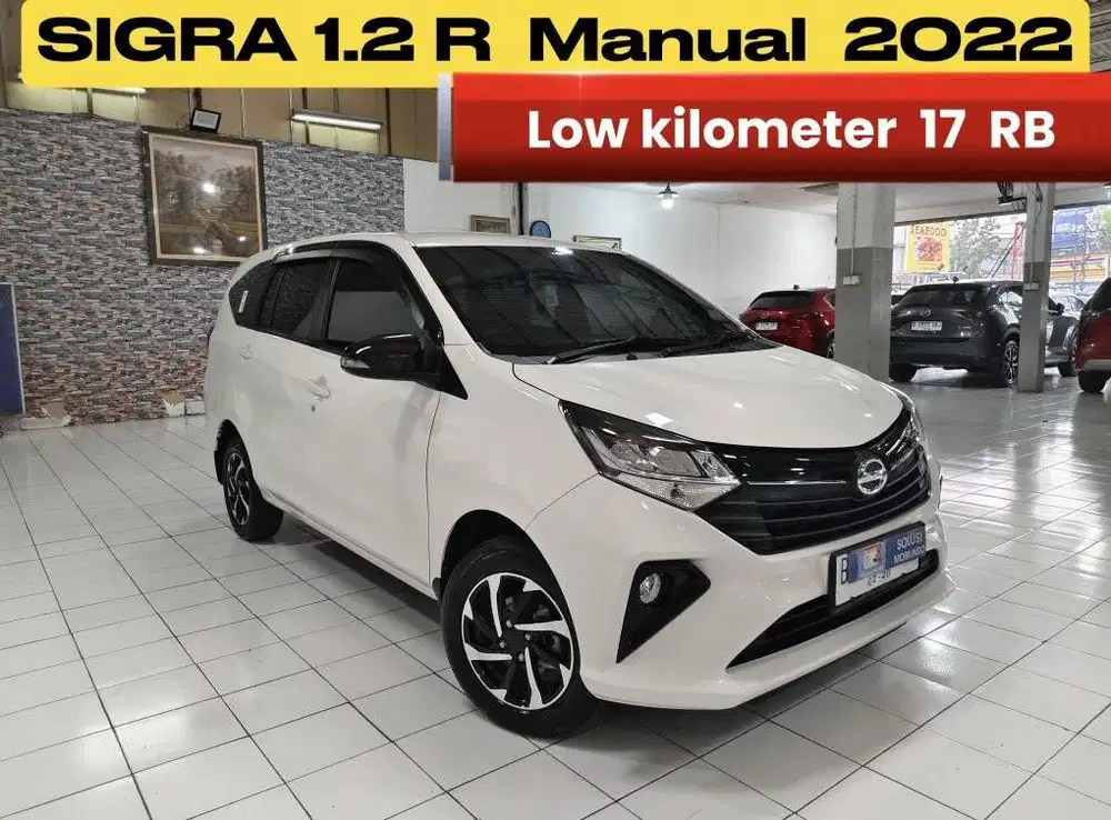 (LOW KM) Daihatsu SIGRA R 1.2 Bensin MT 2022 Putih