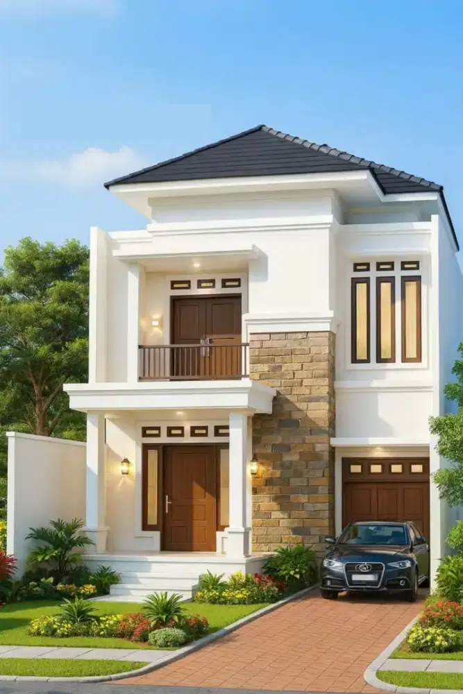 Rumah 2 lantai harga murah