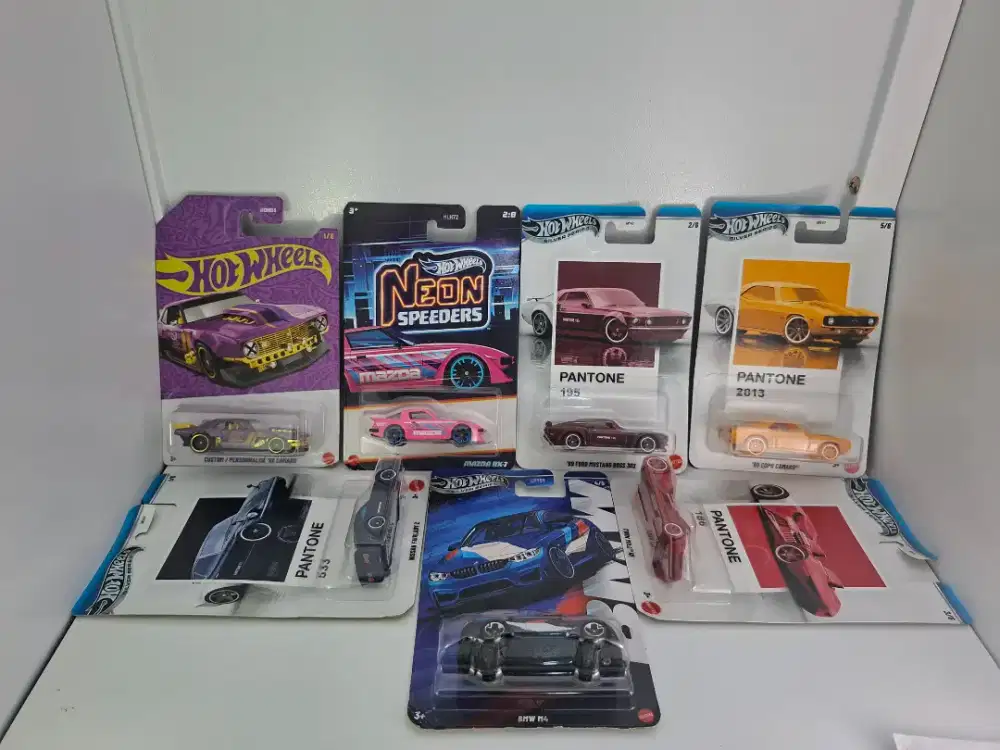 7pcs hot whels baru